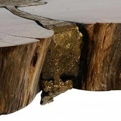 Ridgevalley Beistelltisch Le Chateau - Metall / Altholz - Braun -WOHNZIMMERMÖBEL Verkäufe 1000257215 210413 14421200147 DETAILS P000000001000257215