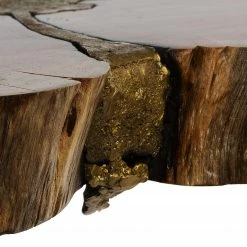 Ridgevalley Beistelltisch Le Chateau - Metall / Altholz - Braun -WOHNZIMMERMÖBEL Verkäufe 1000257215 210430 13021200153 DETAILS P000000001000257215