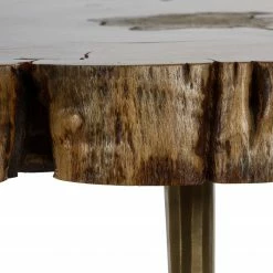 Ridgevalley Beistelltisch Le Chateau - Metall / Altholz - Braun -WOHNZIMMERMÖBEL Verkäufe 1000257215 210430 13021300154 DETAILS P000000001000257215