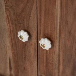 Wolf-Möbel Kommode Maison I - Akazie massiv - Akazie Stone / Antik Weiß -WOHNZIMMERMÖBEL Verkäufe 1000257219 220406 065 DETAILS P000000001000257219