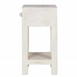 Wolf-Möbel Beistelltisch Maison - Akazie massiv - Akazie Stone / Antik Weiß - Höhe: 60 cm -WOHNZIMMERMÖBEL Verkäufe 1000257241 220407 040 DETAILS P000000001000257241