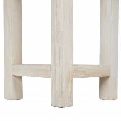 Wolf-Möbel Beistelltisch Maison - Akazie massiv - Akazie Stone / Antik Weiß - Höhe: 60 cm -WOHNZIMMERMÖBEL Verkäufe 1000257241 220407 075 DETAILS P000000001000257241