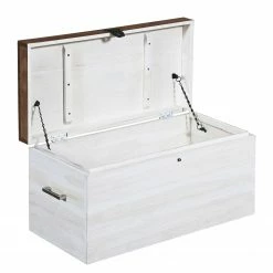 Wolf-Möbel Truhe Maison - Akazie massiv - Akazie Stone / Antik Weiß -WOHNZIMMERMÖBEL Verkäufe 1000257244 211126 11083900063 DETAILS P000000001000257244