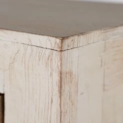 Wolf-Möbel Kommode Maison II - Akazie massiv - Akazie Stone / Antik Weiß -WOHNZIMMERMÖBEL Verkäufe 1000257252 220406 050 DETAILS P000000001000257252