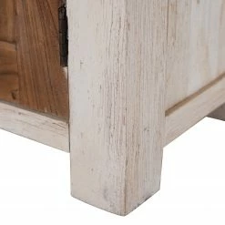 Wolf-Möbel Kommode Maison II - Akazie massiv - Akazie Stone / Antik Weiß -WOHNZIMMERMÖBEL Verkäufe 1000257252 220406 080 DETAILS P000000001000257252