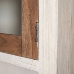 Wolf-Möbel Aufsatz Maison - Akazie massiv - Akazie Stone / Antik Weiß -WOHNZIMMERMÖBEL Verkäufe 1000257256 220406 055 DETAILS P000000001000257256