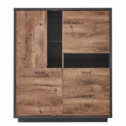 Red Living Highboard Batey - Haveleiche Dekor / Graphit -WOHNZIMMERMÖBEL Verkäufe 1000257536 210429 08061200003 DETAILS P000000001000257536