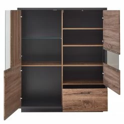 Red Living Highboard Batey - Haveleiche Dekor / Graphit -WOHNZIMMERMÖBEL Verkäufe 1000257536 210429 08061400004 DETAILS P000000001000257536