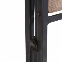 Red Living Wandregal Cap Cana - Echtholzfurnier / Metall - Spießtanne / Schwarz -WOHNZIMMERMÖBEL Verkäufe 1000259761 210601 10150200001 DETAILS P000000001000259761