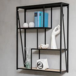 Red Living Regal Cap Cana III - Echtholzfurnier / Metall - Spießtanne / Schwarz -WOHNZIMMERMÖBEL Verkäufe 1000259766 210720 15345600004 MOOD DETAILS P000000001000259766 mood