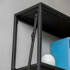 Red Living Regal Cap Cana III - Echtholzfurnier / Metall - Spießtanne / Schwarz -WOHNZIMMERMÖBEL Verkäufe 1000259766 210720 15345600006 DETAILS P000000001000259766