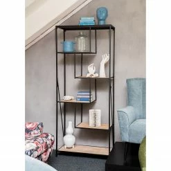 Red Living Regal Cap Cana II - Echtholzfurnier / Metall - Spießtanne / Schwarz -WOHNZIMMERMÖBEL Verkäufe 1000259773 210720 15345700007 MOOD DETAILS P000000001000259773 mood