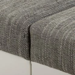 Loftscape Bigsofa Canton I - Kunstleder / Strukturstoff - Weiß / Hellgrau -WOHNZIMMERMÖBEL Verkäufe 1000259786 210426 10174000010 DETAILS P000000001000259786