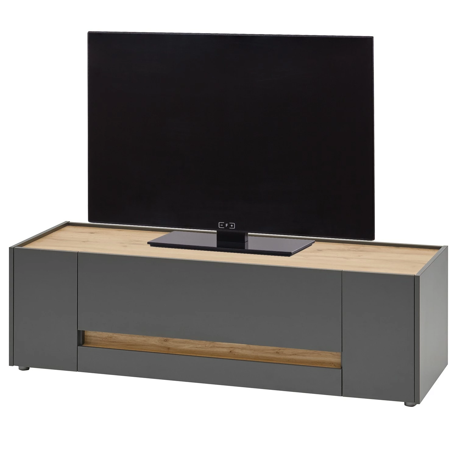 Norrwood TV-Lowboard Olon I - Anthrazit - Breite: 140 cm 1 Norrwood TV-Lowboard Olon I - Anthrazit - Breite: 140 cm