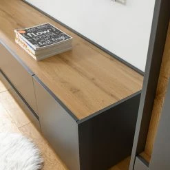 Norrwood TV-Lowboard Olon I - Anthrazit - Breite: 140 cm 14 Norrwood TV-Lowboard Olon I - Anthrazit - Breite: 140 cm -WOHNZIMMERMÖBEL Verkäufe 1000260638 210420 07395900041 DETAILS P000000001000260638