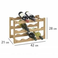 WENKO Weinregal Norway - Walnuss massiv -WOHNZIMMERMÖBEL Verkäufe 1000260928 210423 13315000042 SKETCH DETAILS P000000001000260928 sketch