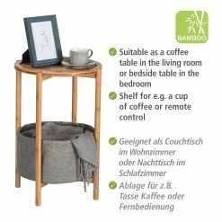 WENKO Beistelltisch Bahari I - Bambus massiv - Grau 18 WENKO Beistelltisch Bahari I - Bambus massiv - Grau -WOHNZIMMERMÖBEL Verkäufe 1000260947 210423 13350800167 DETAILS P000000001000260947