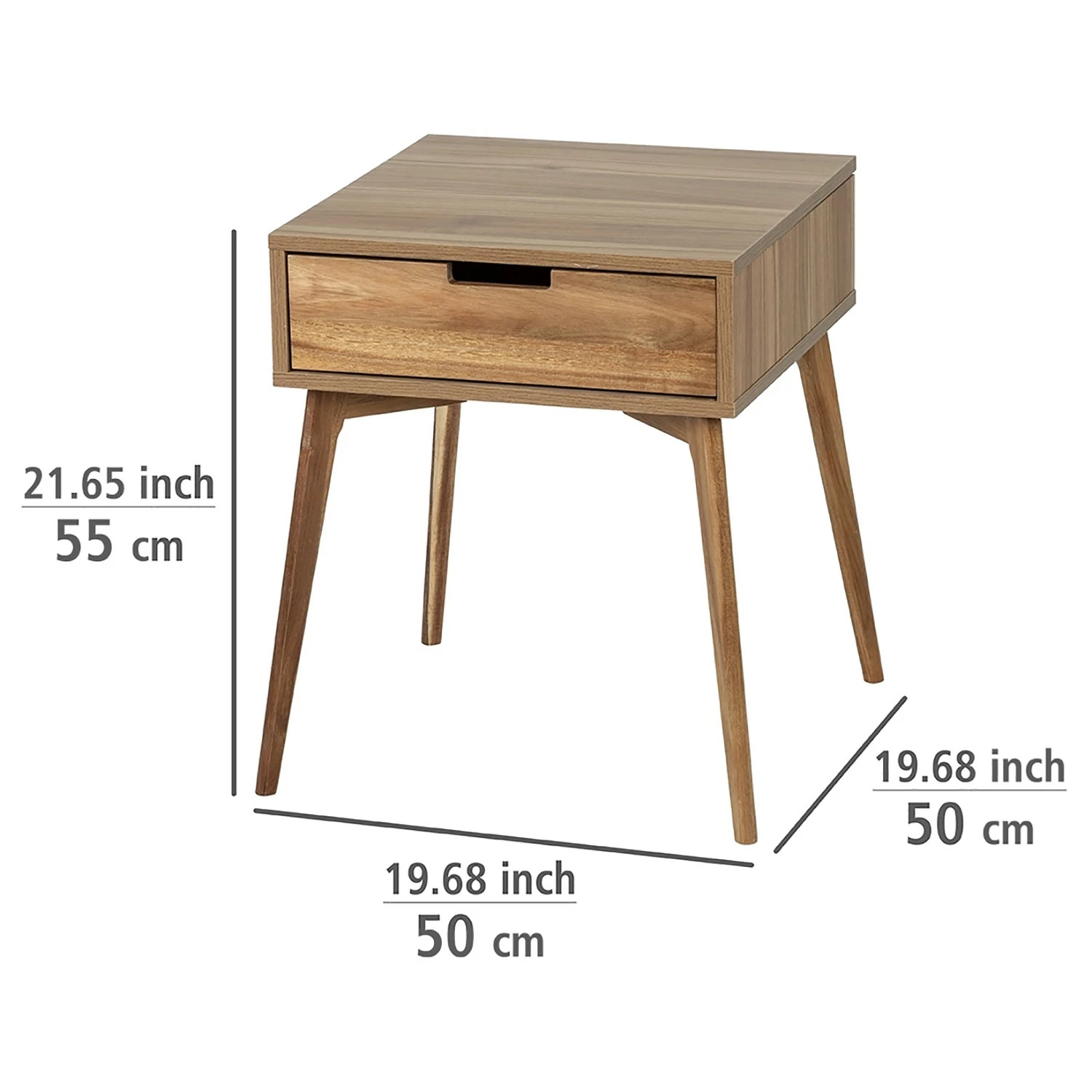 WENKO Beistelltisch Acina II - Akazie massiv 9 WENKO Beistelltisch Acina II - Akazie massiv – Bild 9