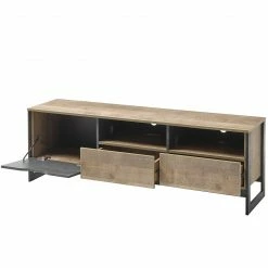 Red Living TV-Lowboard Cocody - Eiche Montana Dekor / Grau -WOHNZIMMERMÖBEL Verkäufe 1000261311 210426 09130900014 DETAILS P000000001000261311