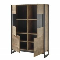 Red Living Highboard Cocody - Eiche Montana Dekor / Grau -WOHNZIMMERMÖBEL Verkäufe 1000261325 210426 09135300046 DETAILS P000000001000261325