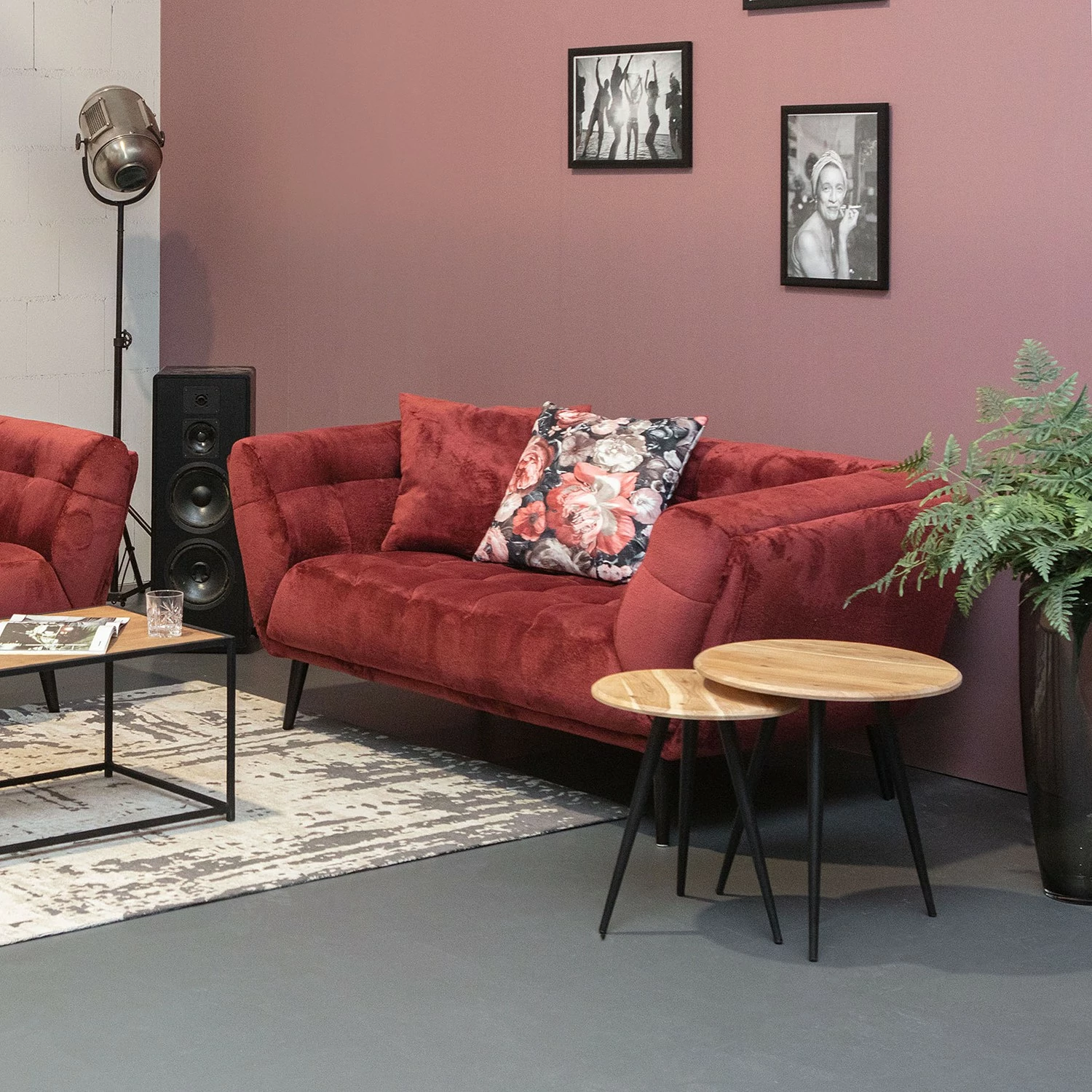 Red Living Beistelltisch Fenay V (2er-Set) - Akazie massiv / Metall - Akazie / Schwarz 2 Red Living Beistelltisch Fenay V (2er-Set) - Akazie massiv / Metall - Akazie / Schwarz – Bild 2