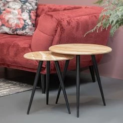 Red Living Beistelltisch Fenay V (2er-Set) - Akazie massiv / Metall - Akazie / Schwarz 6 Red Living Beistelltisch Fenay V (2er-Set) - Akazie massiv / Metall - Akazie / Schwarz -WOHNZIMMERMÖBEL Verkäufe 1000261417 210430 11581400019 DETAILS P000000001000261417