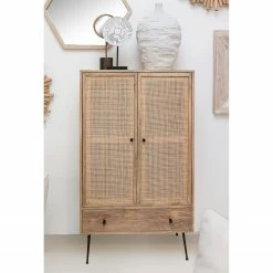 Naturoo Highboard Maardu - Rattan / Mango massiv - Beige / Mango -WOHNZIMMERMÖBEL Verkäufe 1000261442 210430 11595600097 DETAILS P000000001000261442