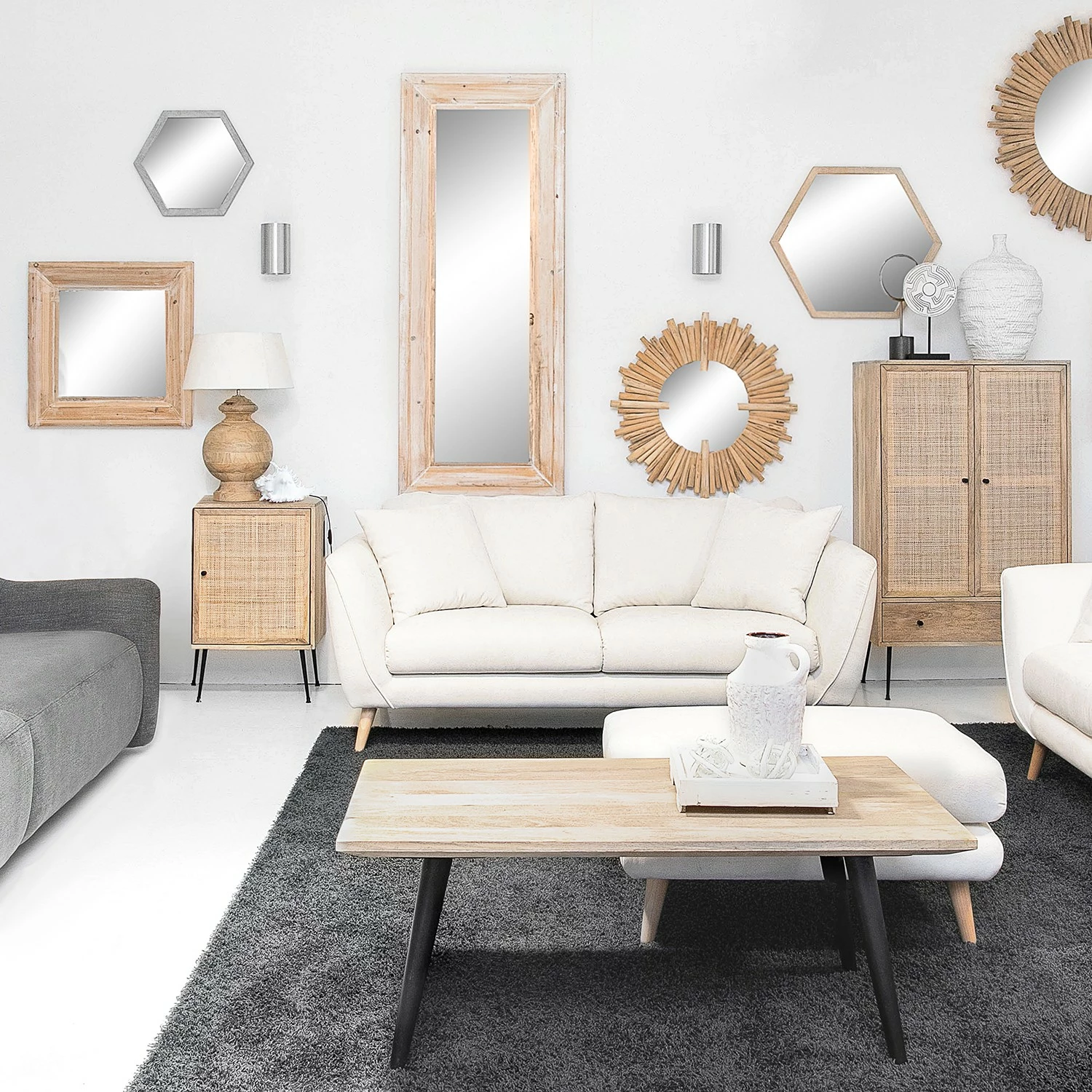 Naturoo Kommode Maardu II - Rattan / Mango massiv - Beige / Mango 3 Naturoo Kommode Maardu II - Rattan / Mango massiv - Beige / Mango – Bild 3