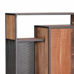 Red Living Sideboard Fyfield - Akazie massiv / Metall - Akazie / Grau -WOHNZIMMERMÖBEL Verkäufe 1000261447 210430 12002300117 DETAILS P000000001000261447