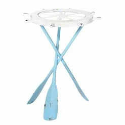 Loftscape Beistelltisch Tingry - Antik Weiß / Antik Hellblau