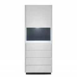 Loftscape Highboard Muuga I - Weiß / Grau -WOHNZIMMERMÖBEL Verkäufe 1000261750 210422 07554300011 DETAILS P000000001000261750