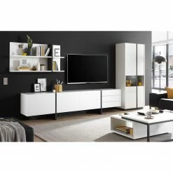 Loftscape Wandregal Muuga - Weiß / Grau -WOHNZIMMERMÖBEL Verkäufe 1000261762 210422 07555700026 MOOD DETAILS P000000001000261762 mood