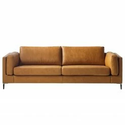 Studio Copenhagen 3-Sitzer Sofa COSO Classic+ - Echtleder Taru: Hellbraun - Schwarz -WOHNZIMMERMÖBEL Verkäufe 1000261833 210429 06511200004 DETAILS P000000001000261833