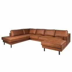 Wohnlandschaft FORT DODGE - Antiklederlook - Microfaser Yaka: Cognac - Longchair davorstehend rechts / Ottomane links - Mit Hocker 17 Wohnlandschaft FORT DODGE - Antiklederlook - Microfaser Yaka: Cognac - Longchair davorstehend rechts / Ottomane links - Mit Hocker -WOHNZIMMERMÖBEL Verkäufe 1000262009 210428 13323900092 DETAILS P000000001000262009