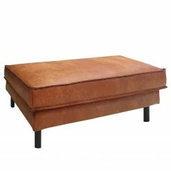 Wohnlandschaft FORT DODGE - Antiklederlook - Microfaser Yaka: Cognac - Longchair davorstehend rechts / Ottomane links - Mit Hocker 18 Wohnlandschaft FORT DODGE - Antiklederlook - Microfaser Yaka: Cognac - Longchair davorstehend rechts / Ottomane links - Mit Hocker -WOHNZIMMERMÖBEL Verkäufe 1000262009 210428 13324500093 DETAILS P000000001000262009