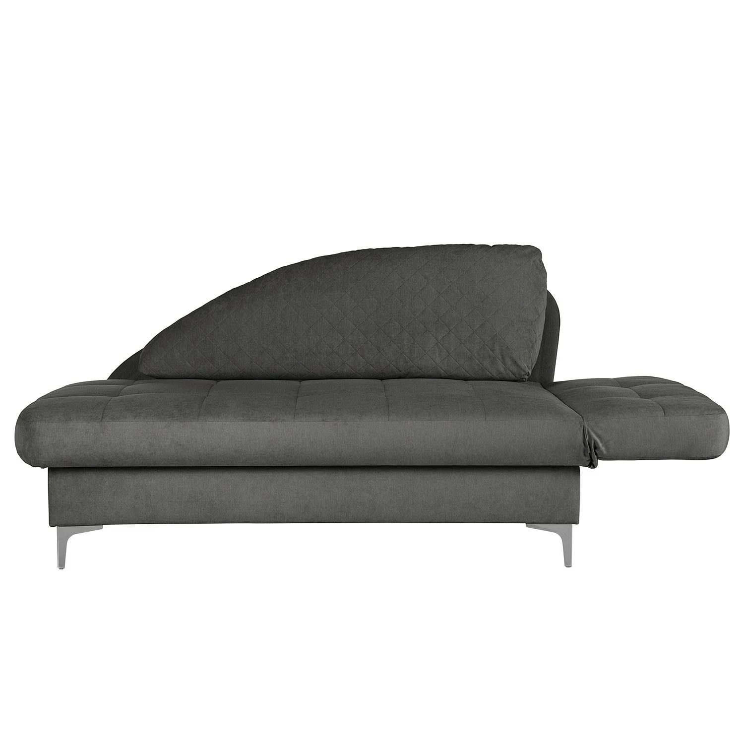 Recamiere Keld - Flachgewebe - Grau - Armlehne davorstehend rechts 2 Recamiere Keld - Flachgewebe - Grau - Armlehne davorstehend rechts – Bild 2