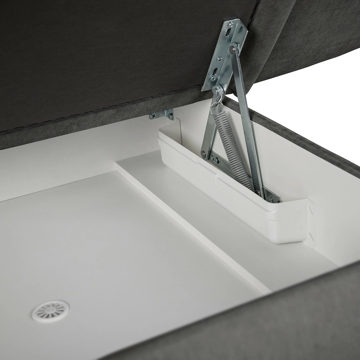 Recamiere Keld - Flachgewebe - Grau - Armlehne davorstehend rechts 11 Recamiere Keld - Flachgewebe - Grau - Armlehne davorstehend rechts – Bild 11