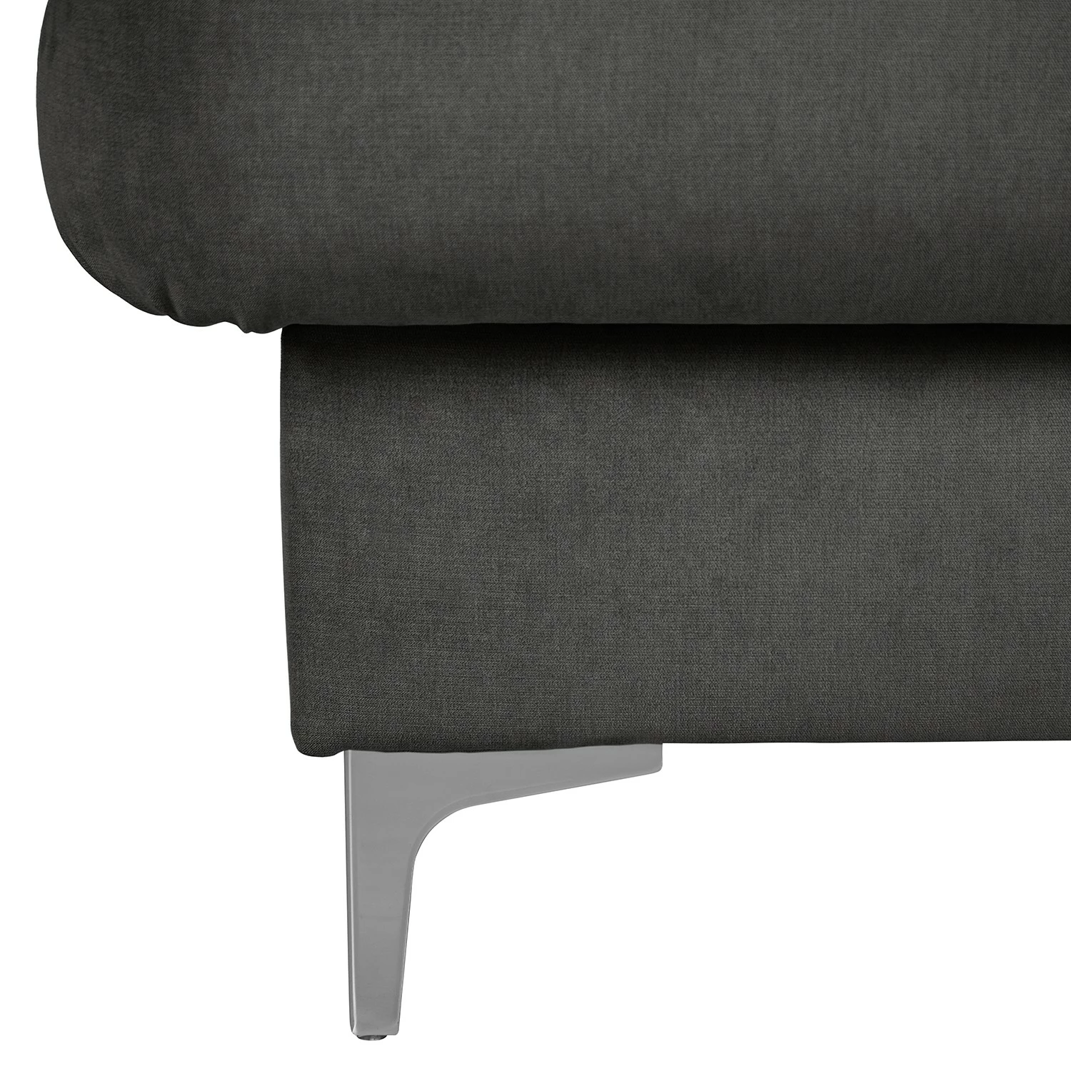 Recamiere Keld - Flachgewebe - Grau - Armlehne davorstehend rechts 12 Recamiere Keld - Flachgewebe - Grau - Armlehne davorstehend rechts – Bild 12