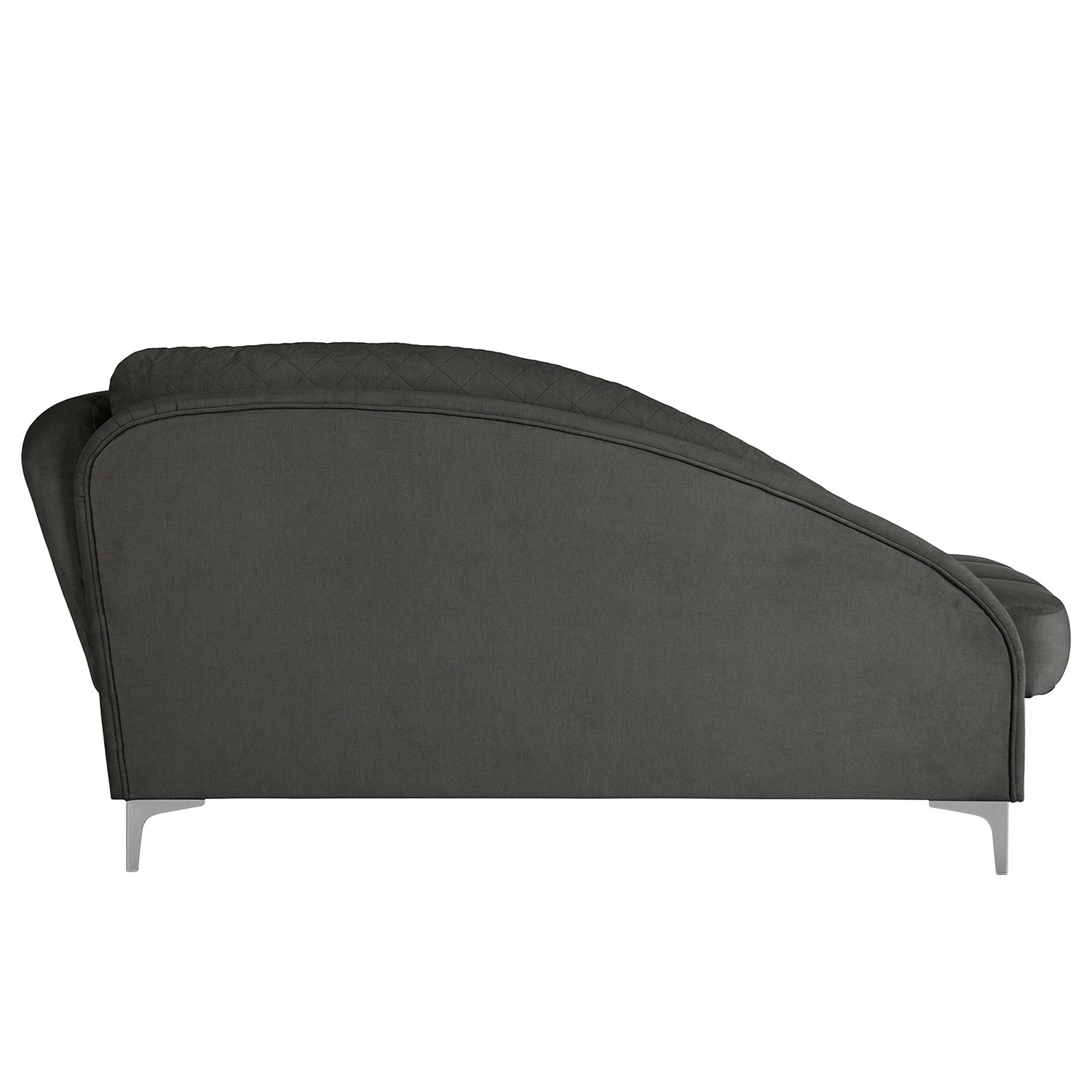 Recamiere Keld - Flachgewebe - Grau - Armlehne davorstehend rechts 6 Recamiere Keld - Flachgewebe - Grau - Armlehne davorstehend rechts – Bild 6