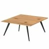 GWINNER Couchtisch Bellano I - Asteiche - 85 x 85 cm