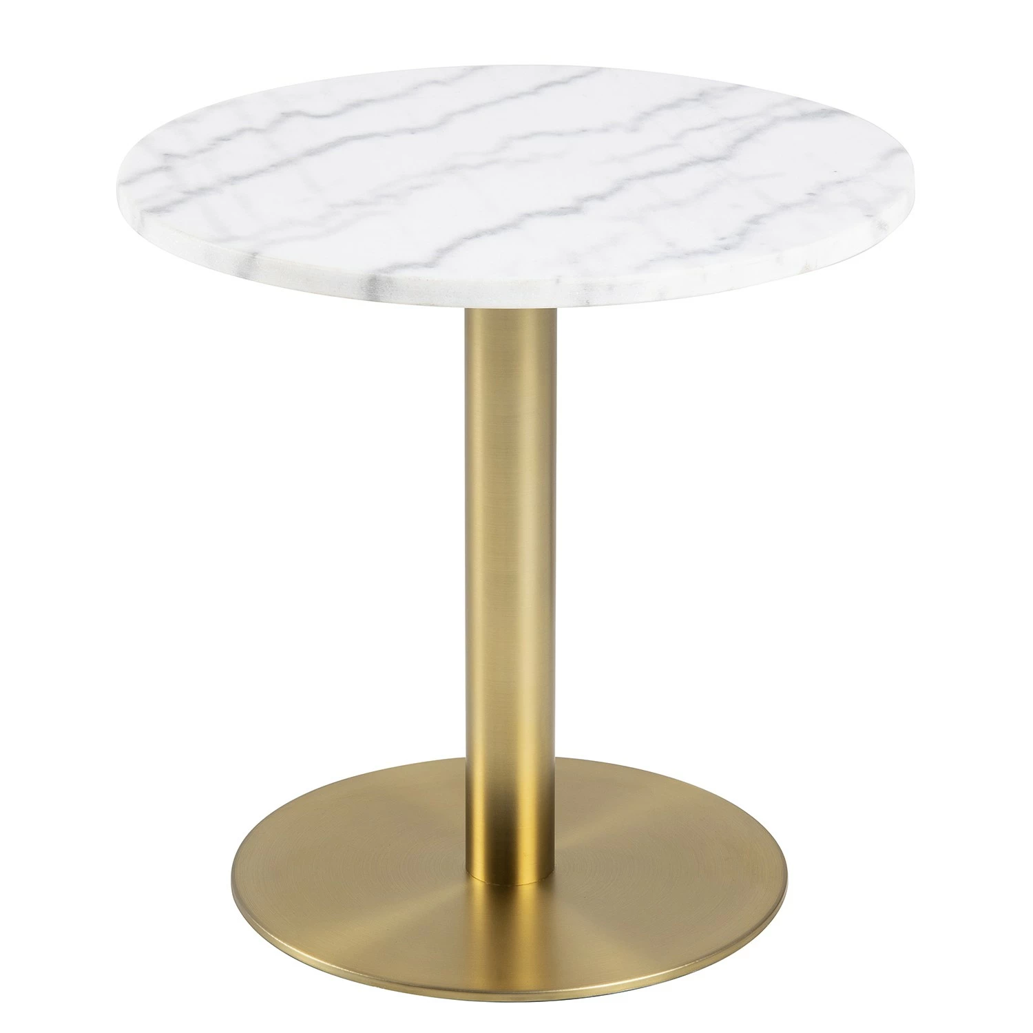 Red Living Beistelltisch Saula - Marmor / Metall - Marmor Weiß / Messing 1 Red Living Beistelltisch Saula - Marmor / Metall - Marmor Weiß / Messing