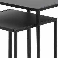 Norrwood Beistelltisch Cascavel II (2er-Set) - Stahl - Schwarz 7 Norrwood Beistelltisch Cascavel II (2er-Set) - Stahl - Schwarz -WOHNZIMMERMÖBEL Verkäufe 1000263274 210430 14473000067 DETAILS P000000001000263274