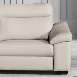 Red Living Ecksofa Sappee - Echtleder Domna: Grau - Elektrisch verstellbar: 2 Motoren mit Kabel -WOHNZIMMERMÖBEL Verkäufe 1000263536 210601 15003300329 DETAILS P000000001000263536