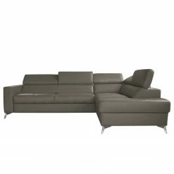 Loftscape Ecksofa Adamo - Echtleder Mabel: Sahara dunkel - Ottomane davorstehend rechts - Mit Schlaffunktion -WOHNZIMMERMÖBEL Verkäufe 1000263597 210601 15004700602 DETAILS P000000001000263597