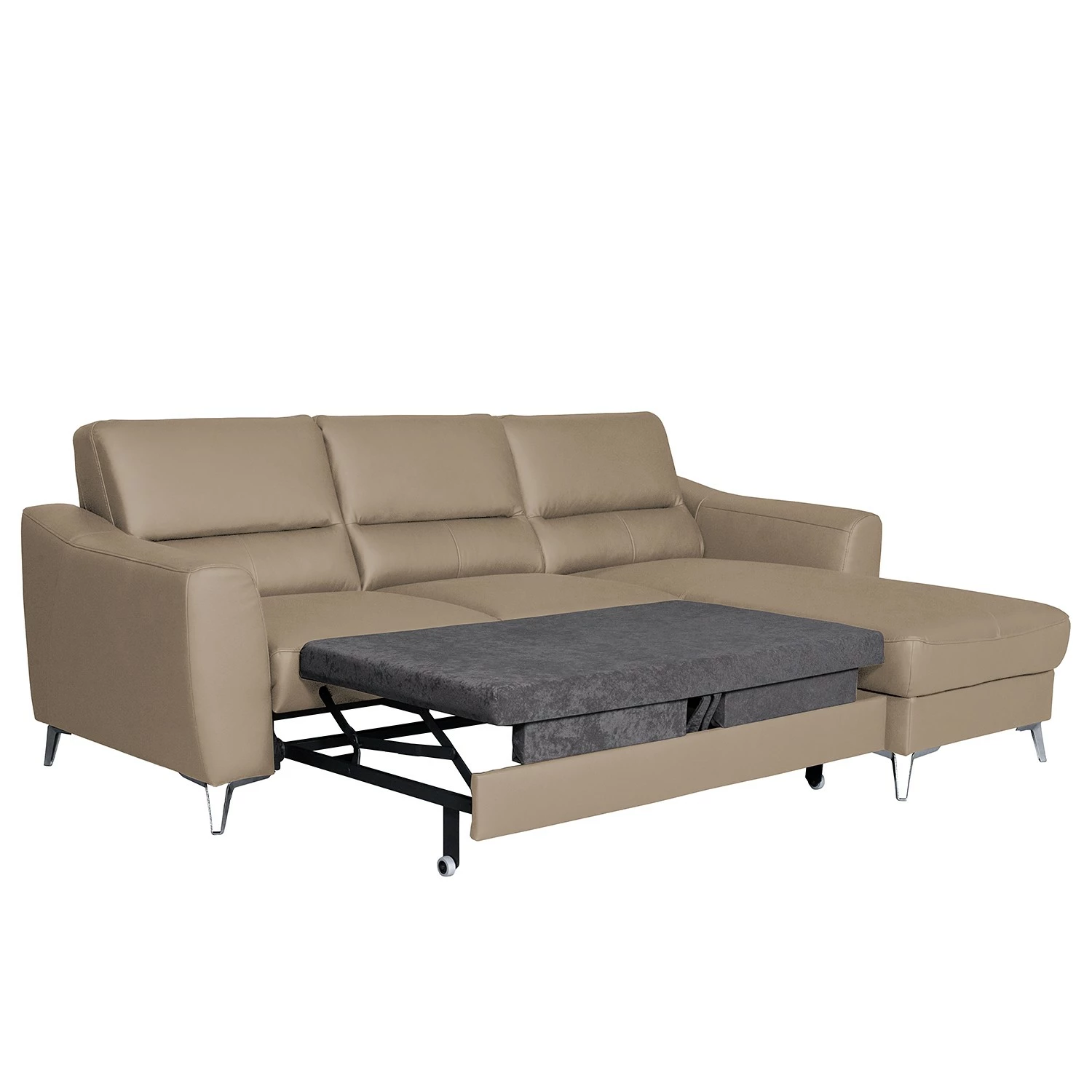 Loftscape Ecksofa Vercheny II - Echtleder Mabel: Sahara dunkel - Longchair beidseitig montierbar - Mit Schlaffunktion 6 Loftscape Ecksofa Vercheny II - Echtleder Mabel: Sahara dunkel - Longchair beidseitig montierbar - Mit Schlaffunktion – Bild 6