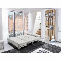 Loftscape Schlafsofa Rakir - Microfaser Enza: Platin - Breite: 140 cm -WOHNZIMMERMÖBEL Verkäufe 1000263742 210525 14090500113 MOOD DETAILS P000000001000263742 mood