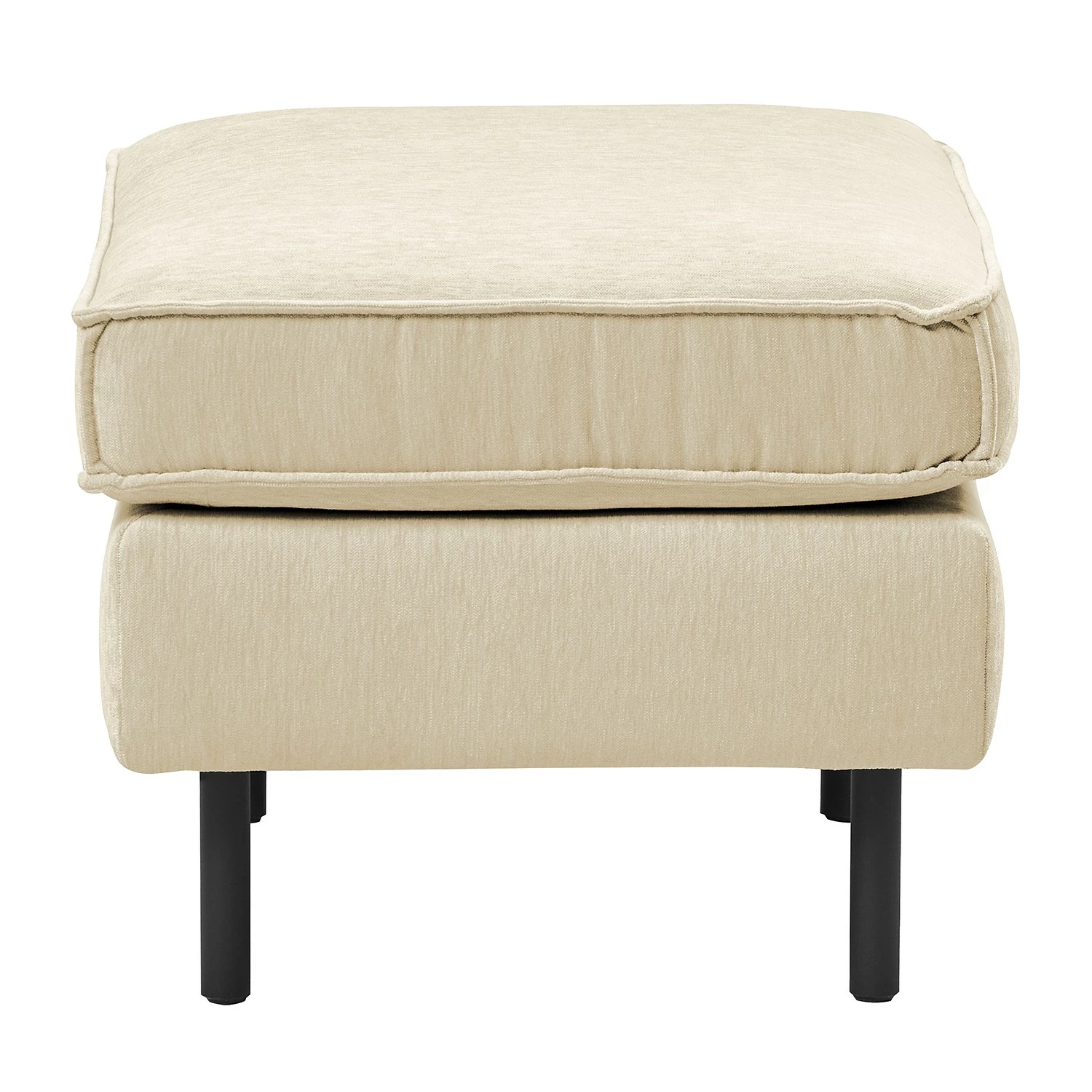 Mørteens Polsterhocker Monblanc - Webstoff - Webstoff Velia: Creme 6 Mørteens Polsterhocker Monblanc - Webstoff - Webstoff Velia: Creme – Bild 6