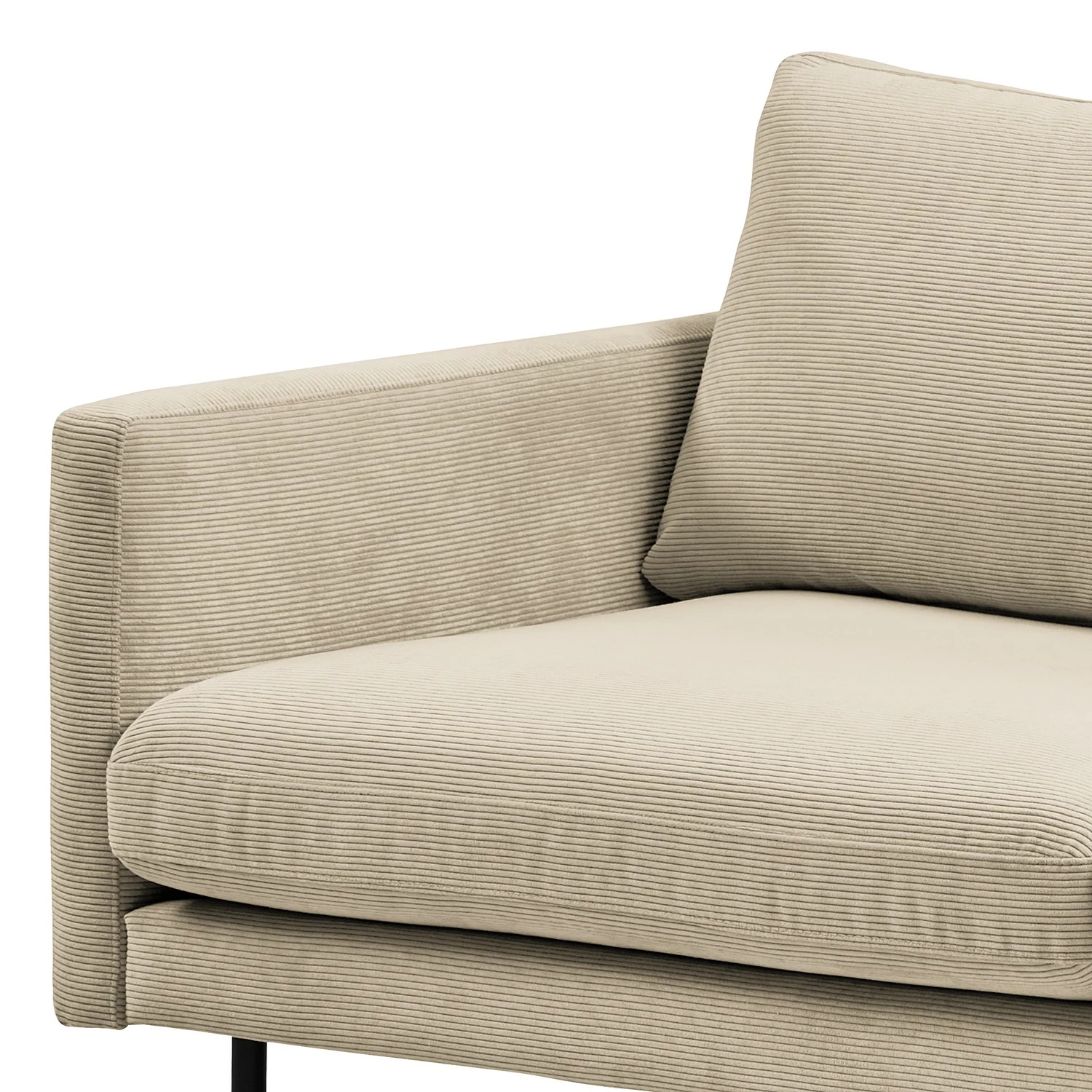 Mørteens Sofa Landos (3-Sitzer) - Cordstoff Licia: Creme 5 Mørteens Sofa Landos (3-Sitzer) - Cordstoff Licia: Creme – Bild 5