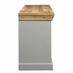 Maison Belfort TV-Lowboard Antton - Akazie / Mango massiv - Grau / Mango -WOHNZIMMERMÖBEL Verkäufe 1000265466 220104 093805000059 DETAILS P000000001000265466