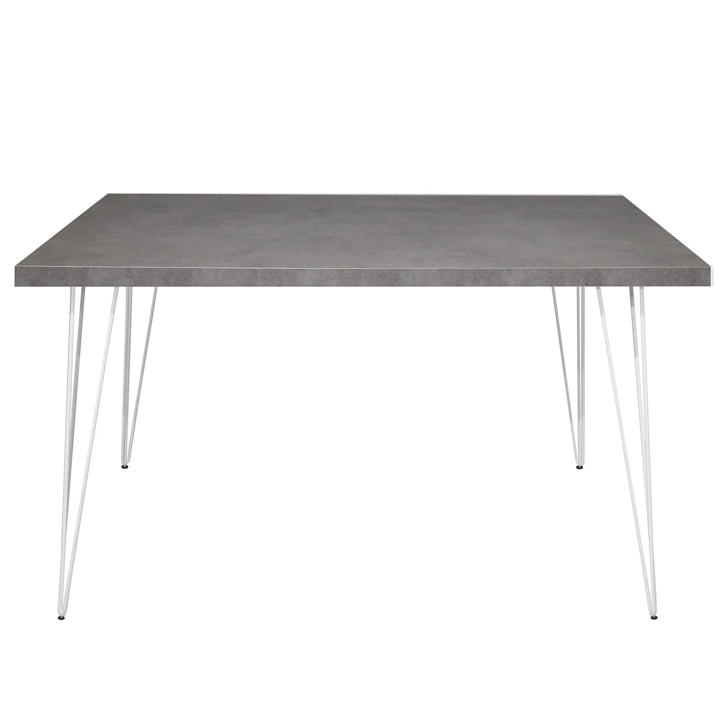 Furnitive Schreibtisch Unieux - Graphit - Breite: 120 cm - Weiß 2 Furnitive Schreibtisch Unieux - Graphit - Breite: 120 cm - Weiß – Bild 2